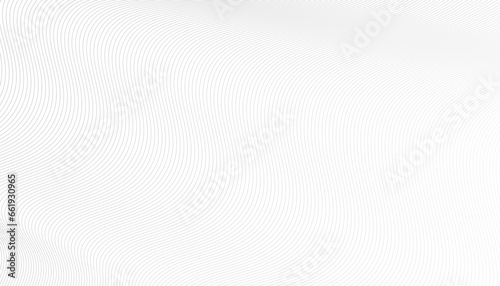 Abstract white wave line pattern background. Vector illustration. Simple design. Minimalist style concept.