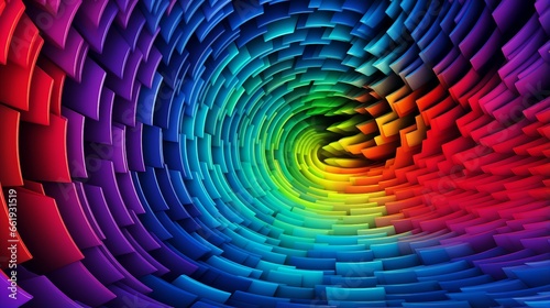 Vibrant Illusion Abstract Background - Energetic  Modern  Creative Art