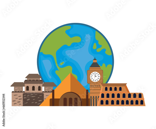 world tourism day illustration