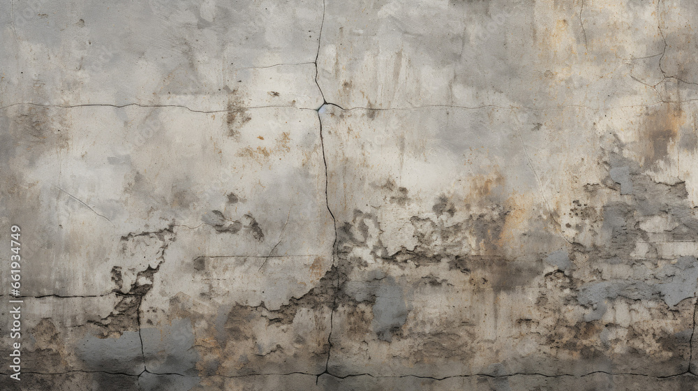 concrete texture background, broken, cracked, dirty, generated by AI