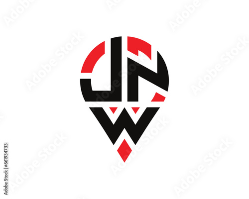 JNW letter location shape logo design. JNW letter location logo simple design. Free Download JNW letter location shape logo design. JNW letter location logo simple design. - GFXLoad