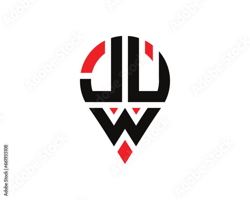 JUW letter location shape logo design. JUW letter location logo simple design. Free Download JUW letter location shape logo design. JUW letter location logo simple design. - GFXLoad
