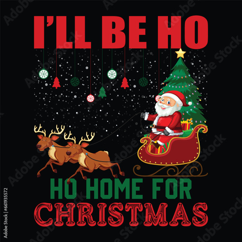 christmas tshirt design vector art