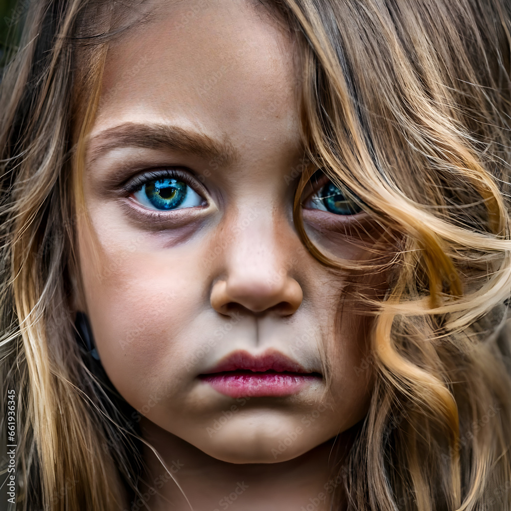 A beautiful portrait of a child A beautiful portrait of a child