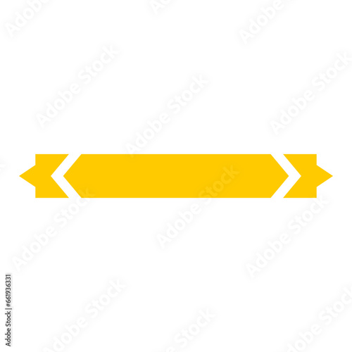 simple yellow title bar