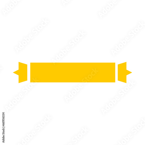 simple yellow title bar