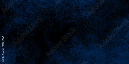 Blue background with clouds, dark blue grunge texture with grainy, Light ink canvas for modern creative grunge design. Watercolor on deep dark blue paper background. Vivid textured aquarelle painted
