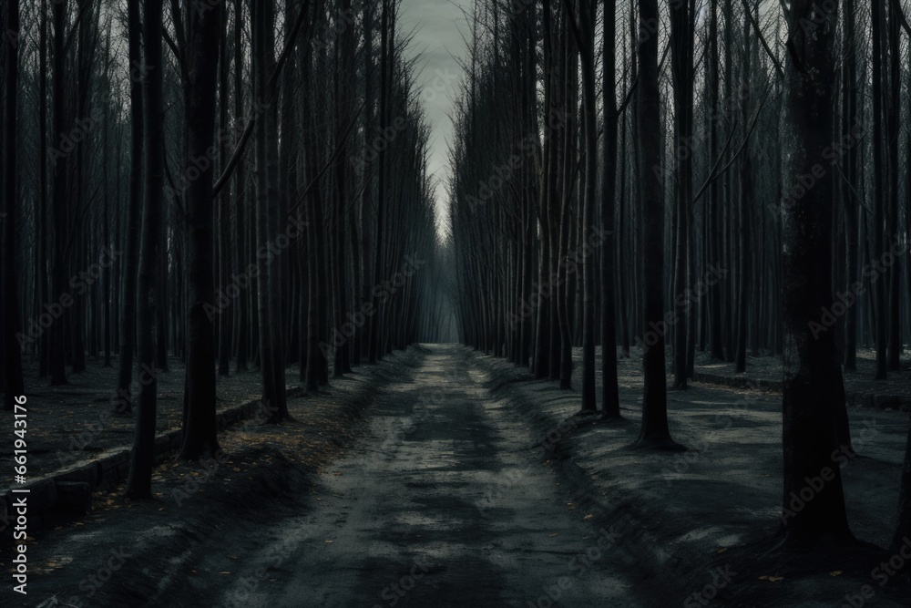 Dark Forest Dirt Road