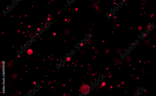  Abstract Particle Bokeh Background.