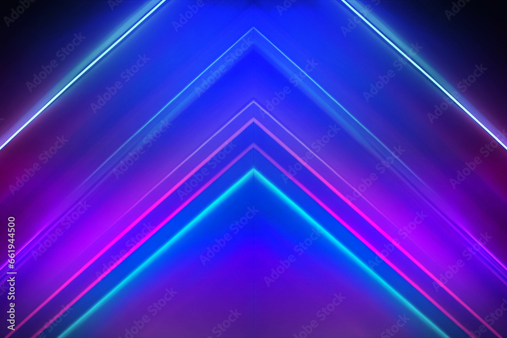 Colorful simple smoth neon light background with a blue and purple photo wallpaper