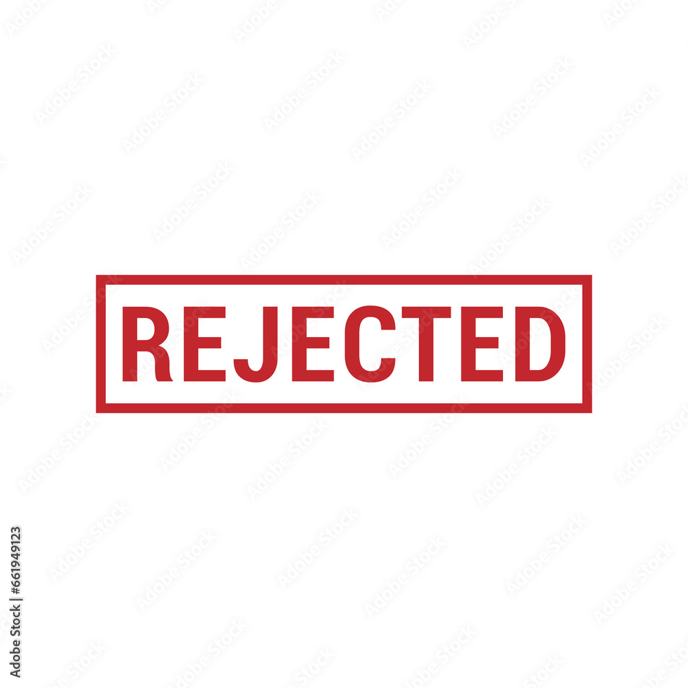 rejected stamp transparent with red color rejected stamp transparent with red color