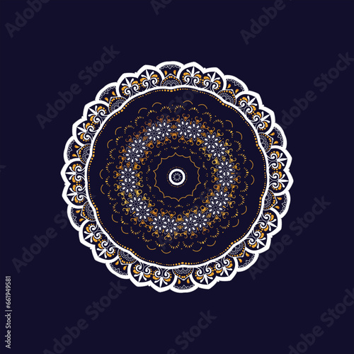 Luxury mandala background with golden arabesque pattern Arabic Islamic east style. Decorative mandala for print, poster, cover, brochure, flyer, banner
