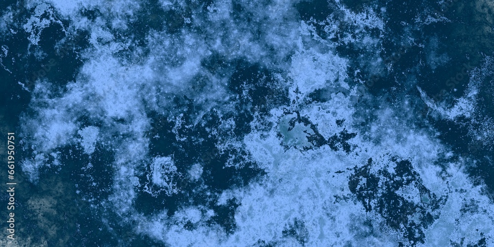 Abstract gritty and blank burnished fogy blue grunge background texture, Old and granulated blue paper, inflated blue smoke, blue background dry sky