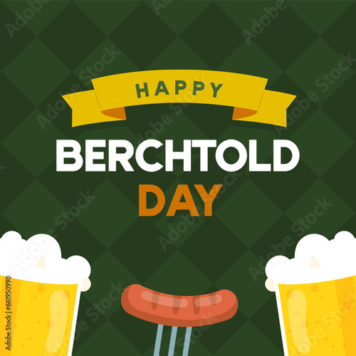 Berchtold day illustration vector background. Vector eps 10 photo