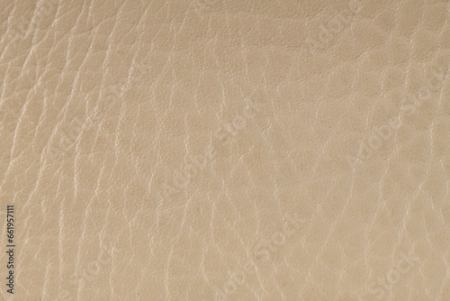 Beige leather