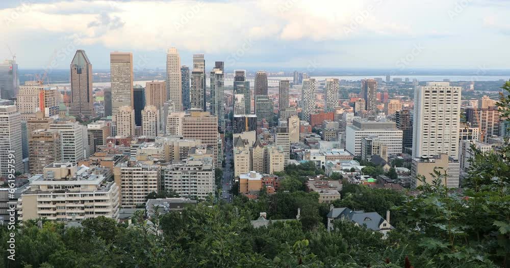 Beautiful view of Montreal, Canada Beautiful view of Montreal, Canada