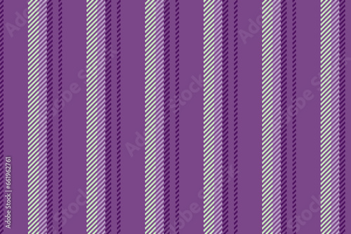 Stripe fabric textile of pattern texture background with a vertical seamless lines vector.