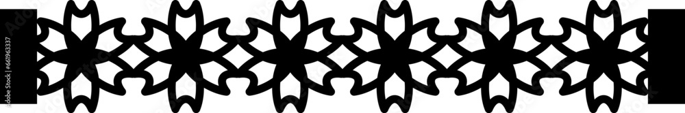 Elegant Flower Leather Bracelet Template. Elegant floral bracelet design. Bracelet design with intricate flower motifs Elegant Flower Leather Bracelet Template. Elegant floral bracelet design. Bracelet design with intricate flower motifs