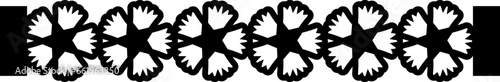 Elegant Flower Leather Bracelet Template. Elegant floral bracelet design. Bracelet design with intricate flower motifs