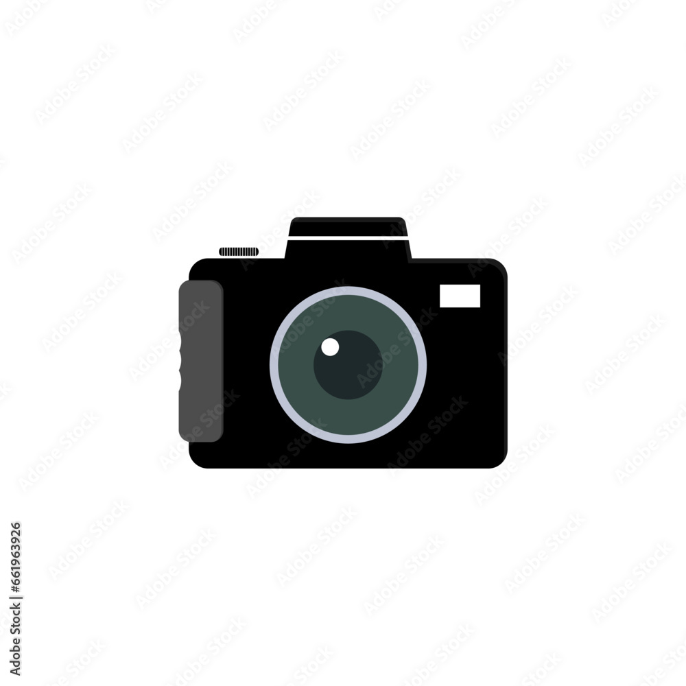 Camera vector icon isolated on white background Camera vector icon isolated on white background