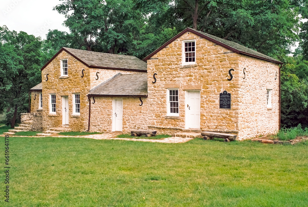 Whitman's Trading Post, 1846, In Macktown Historic District, Winnebago County, Illinois