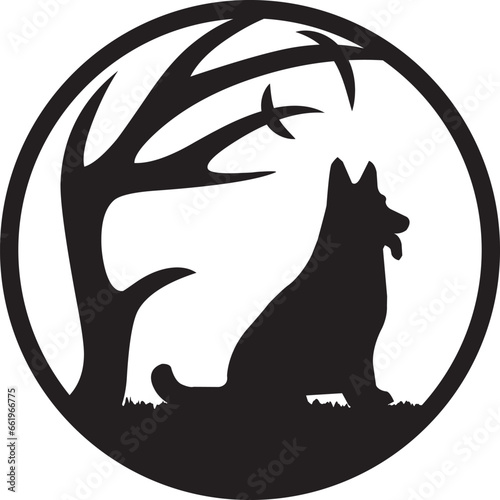 DOG METAL WALL DECOR ART LASER CUT FILE