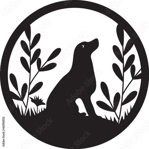 DOG METAL WALL DECOR ART LASER CUT FILE