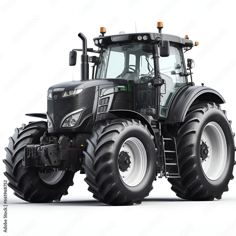 Obraz premium tractor isolated on white background