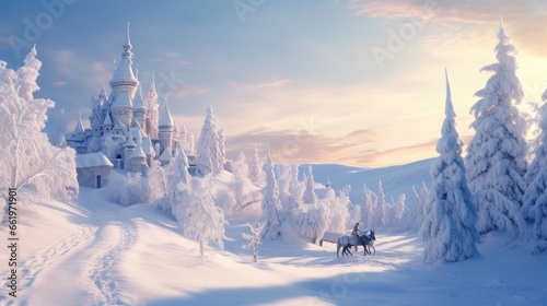 winter landscape in the mountains © Настя Олейничук