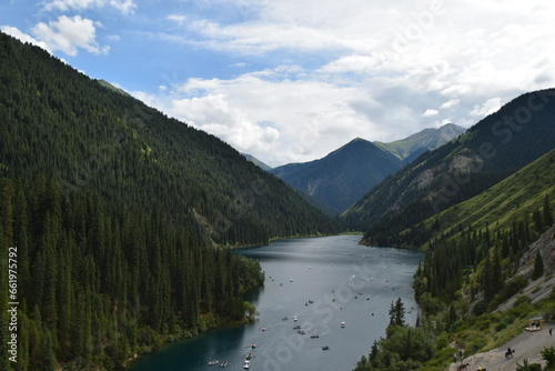 Kolsay Lakes National Park in Kazakhstan
