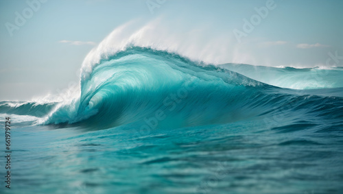 ocean waves colorful background © Amir Bajric