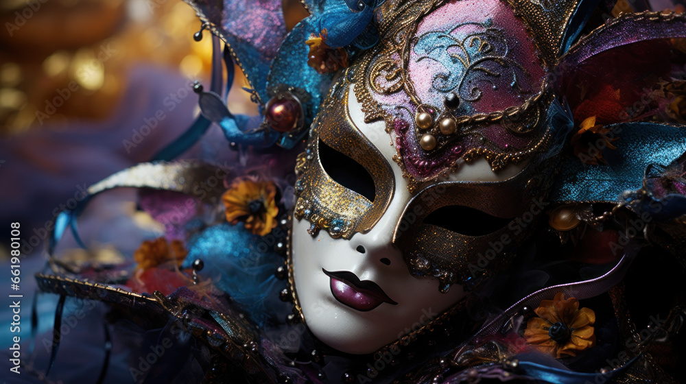The mask of Mardi Gras