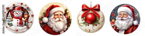 Christmas Wall Art clipart collection, vector, icons isolated on transparent background