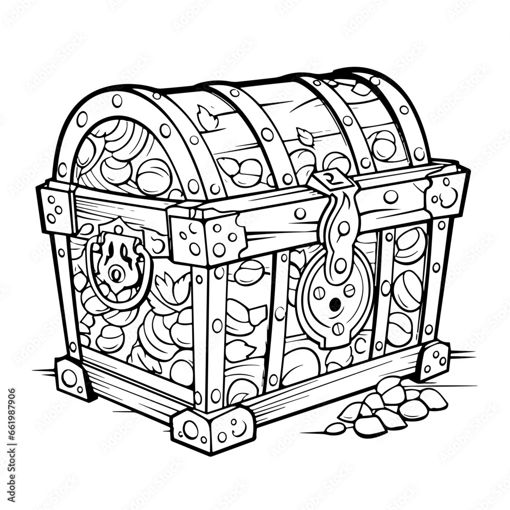 treasure chest, treasure chest vector, treasure chest svg, treasure ...