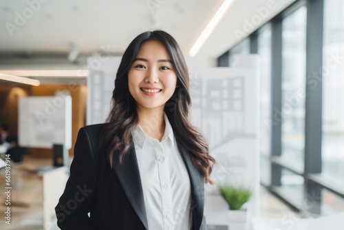 Asian Female Architect Industry Professional Concept Generative AI