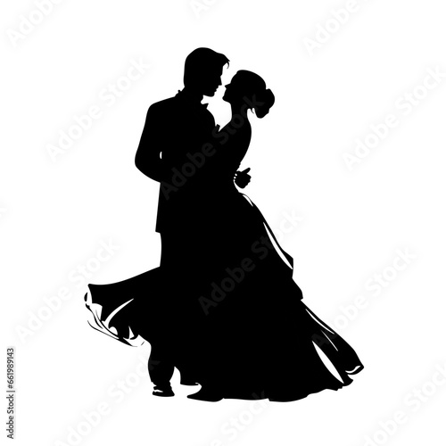 Bride and groom, Bride and groom silhouette, Bride and groom svg, Bride and groom png, wedding clipart, bride PNG, bride silhouette, 