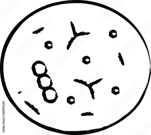 Probiotics hand drawn vector illustration