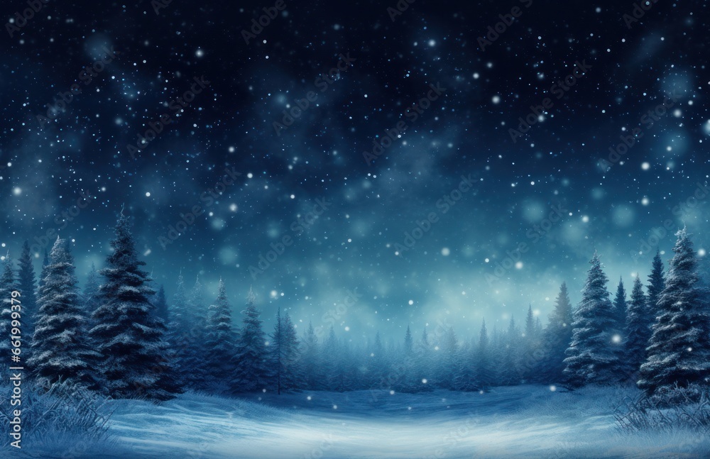 winter landscape background with snow falling winter landscape background with snow falling