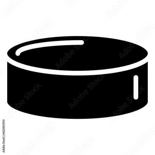 Photography Ice Hockey Puck Icon Style