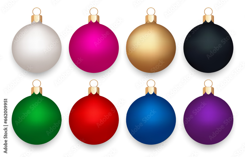 Christmas balls. Set of multi-colored Christmas balls on a white background. Christmas decoration. Christmas balls. Set of multi-colored Christmas balls on a white background. Christmas decoration.