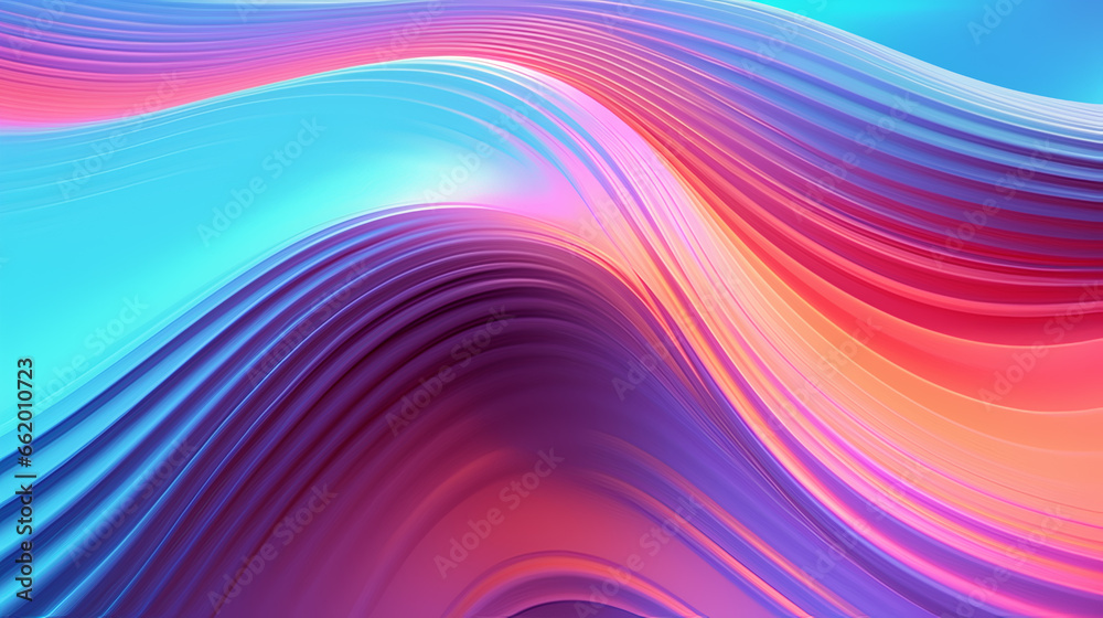 Neon Chrome Gradient Background