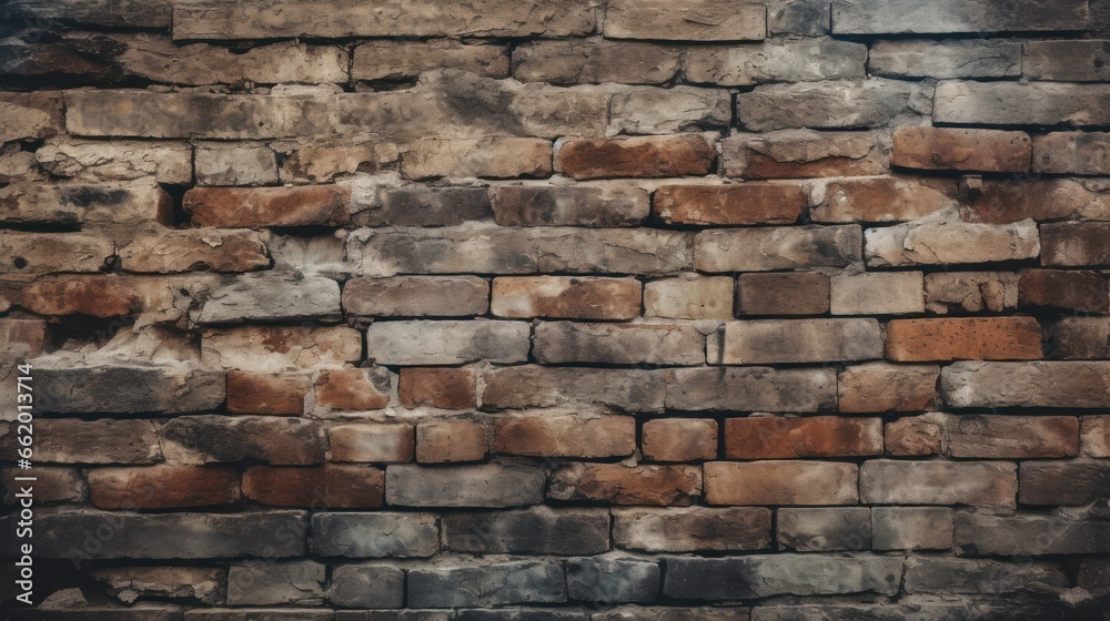 Obraz premium red brick wall background