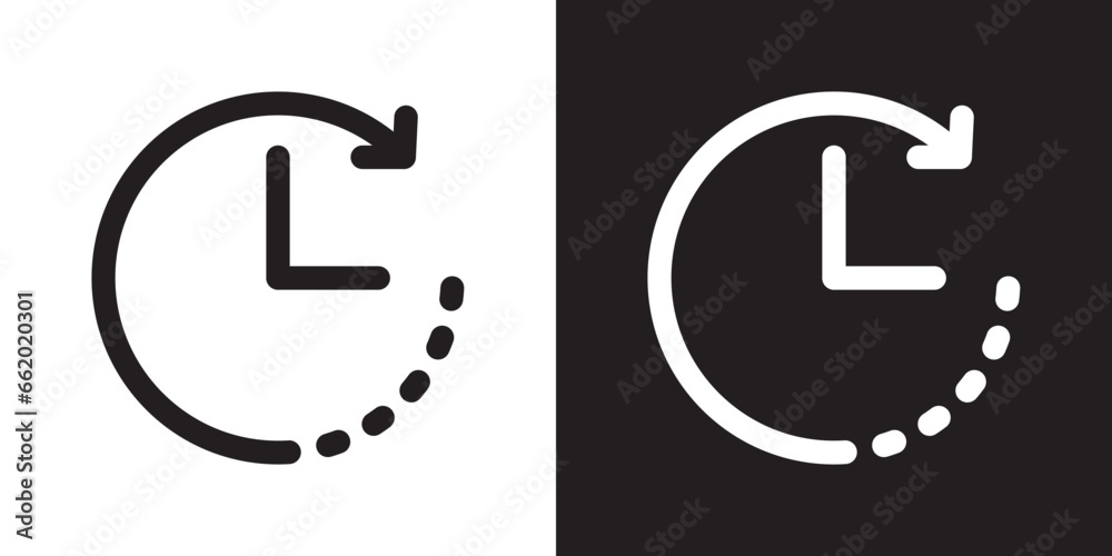quick time icon set. instan response vector symbol. fast real time service sign. rapid speed turnaround time icon. - obrazy, fototapety, plakaty 