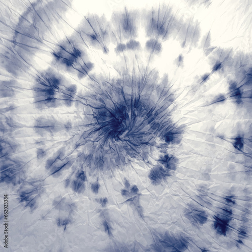 Round Tie Dye Swirl. Vector Navy Background Spiral Stripe Tie Die. Navy Tie Dye. Indigo Pastel Print. Indigo Tie Dye Swirl. Seamless Gradient Indigo. Seamless Dirty Repeat. Blue Swirl Background.