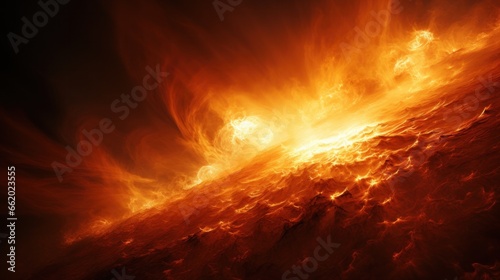 Astonishing image of a solar prominence during a magnetic storm,