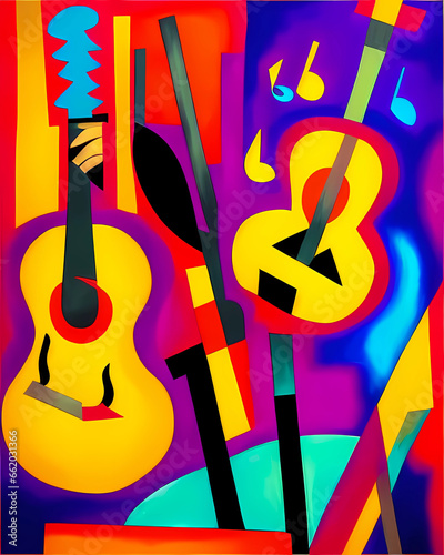 abstract impression of music