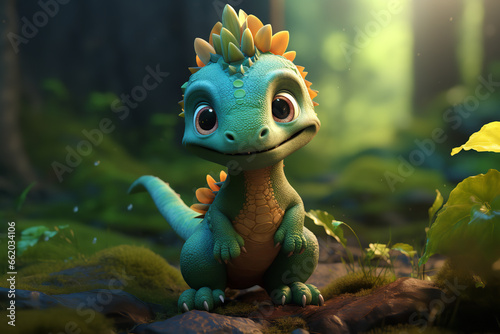 cute little dinosaur © Nate