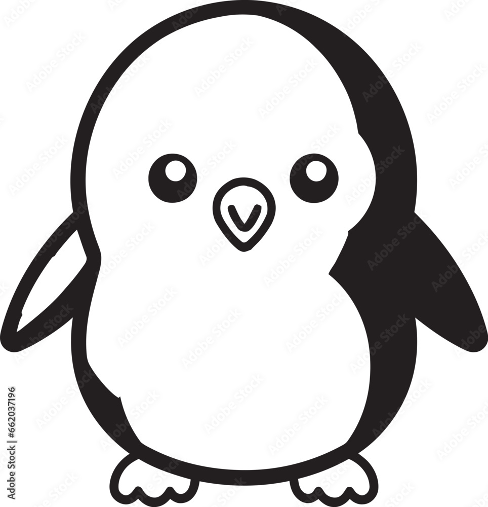 Sculpted Antarctic Wilderness Black Vector Penguin Design Elegance in the Frost Penguin Emblem in Monochrome Sculpted Antarctic Wilderness Black Vector Penguin Design Elegance in the Frost Penguin Emblem in Monochrome