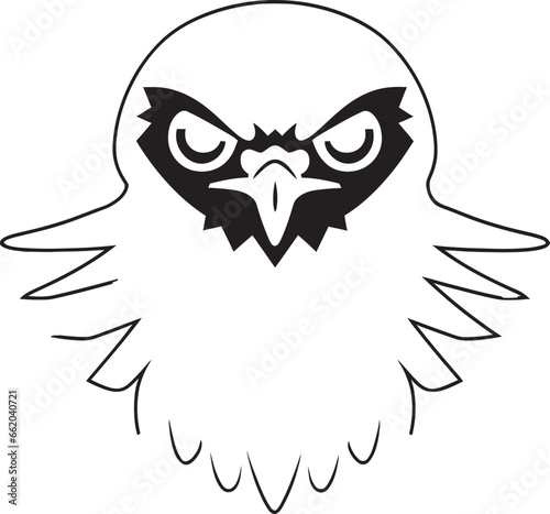 Artistic Hunter Silhouette Skyborne Savagery Raptors Prowess Vector Aerial Elegance