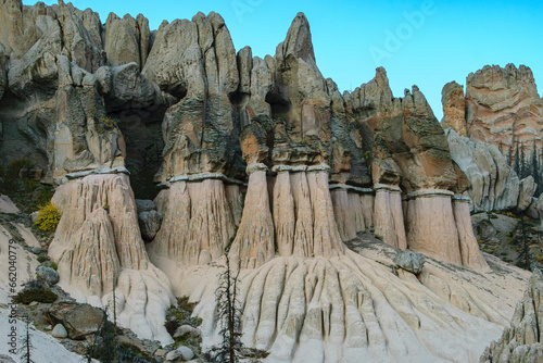 Obraz na płótnie Formations with Banding in Wheeler Geological Area